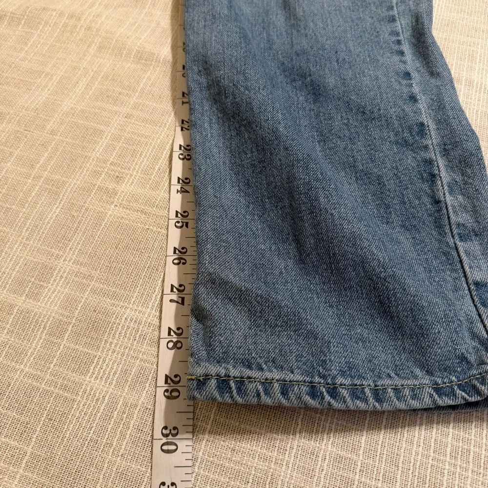 Hollister Mens Straight Leg Authentic Denim Jeans Medium Wash 30x30 Button Fly